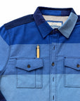 Men’s High Sierra Shirt - Gonzo Stripe, Lake Effect