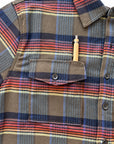 Men’s Stretch High Sierra Shirt - Olive Blanket Stripe