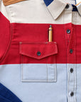 Men’s High Sierra Shirt - Gonzo Stripe, American Dream