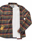 Men’s Stretch High Sierra Shirt - Olive Blanket Stripe