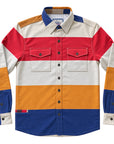 Men’s High Sierra Shirt - Gonzo Stripe, American Dream