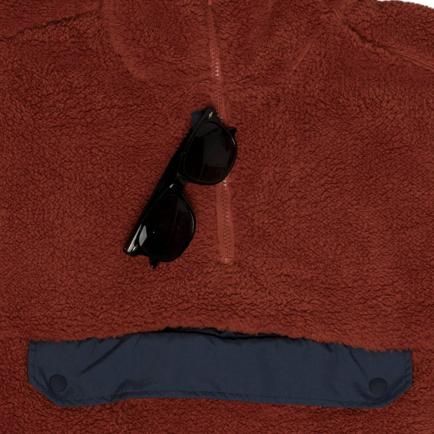Unisex Astral Half Zip - Burnt Orange