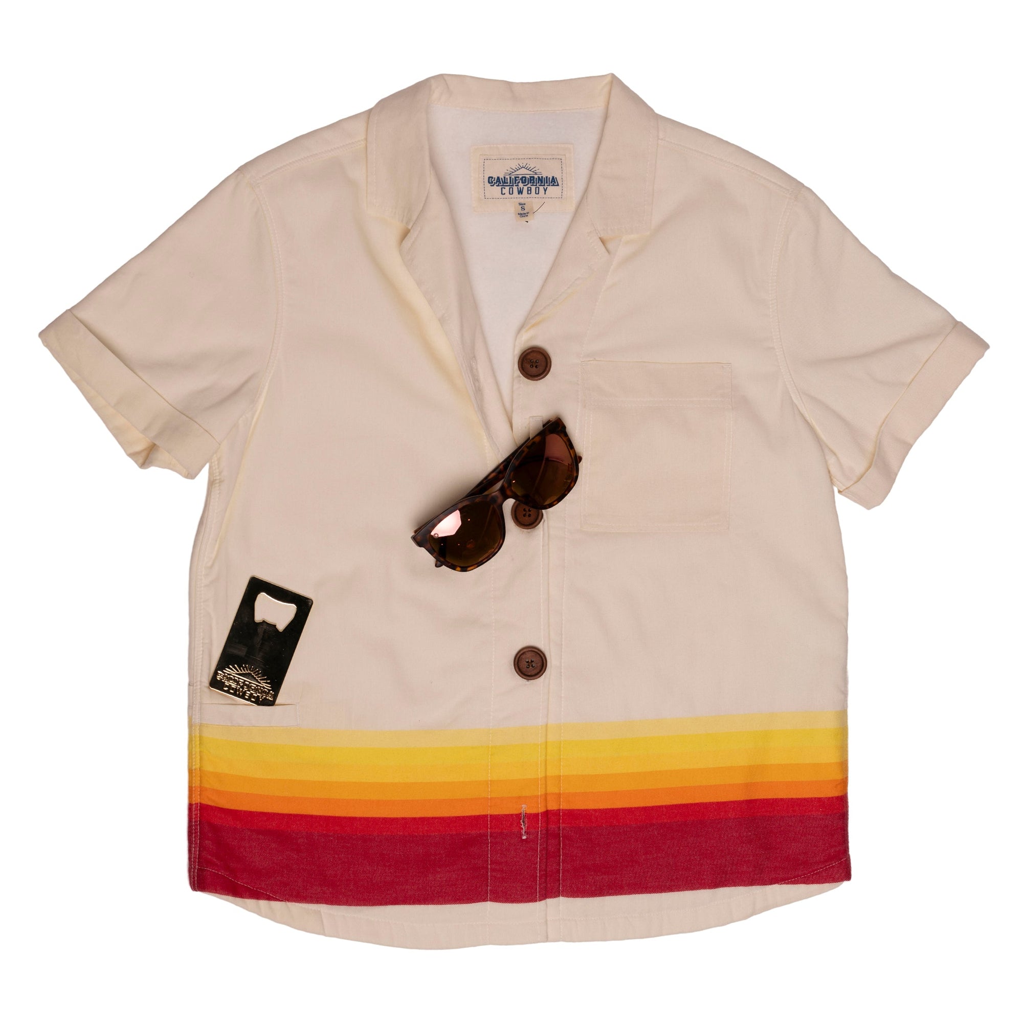 Women’s High Water Shirt - Sunstripe, Cape Fade