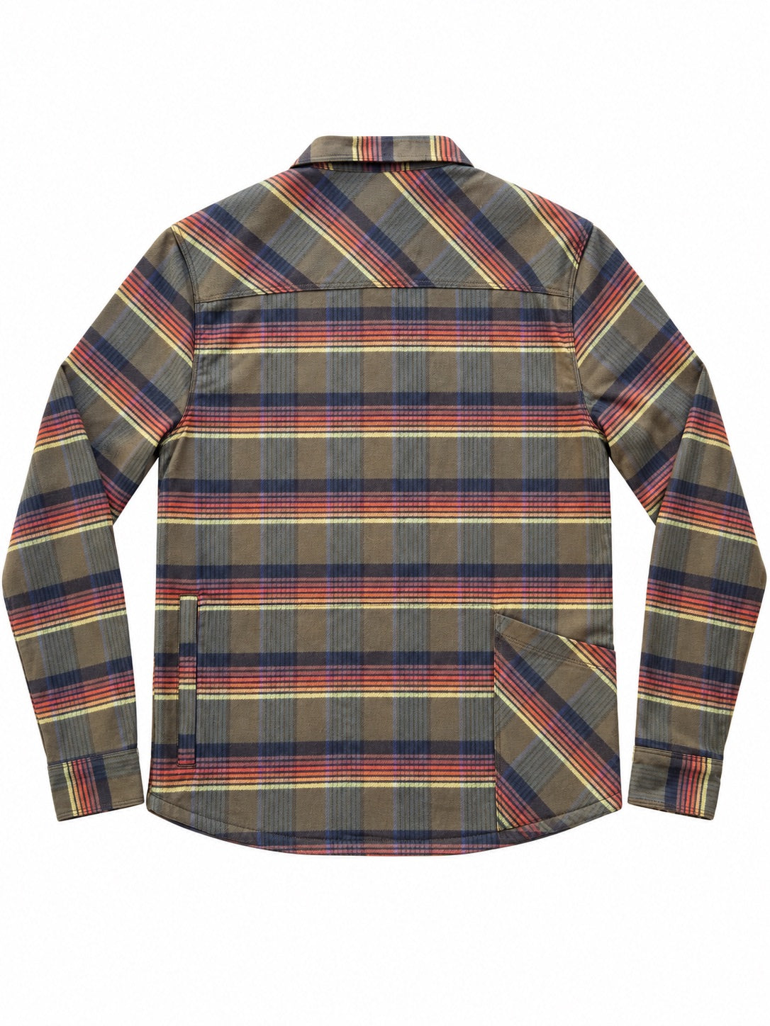 Men’s Stretch High Sierra Shirt - Olive Blanket Stripe