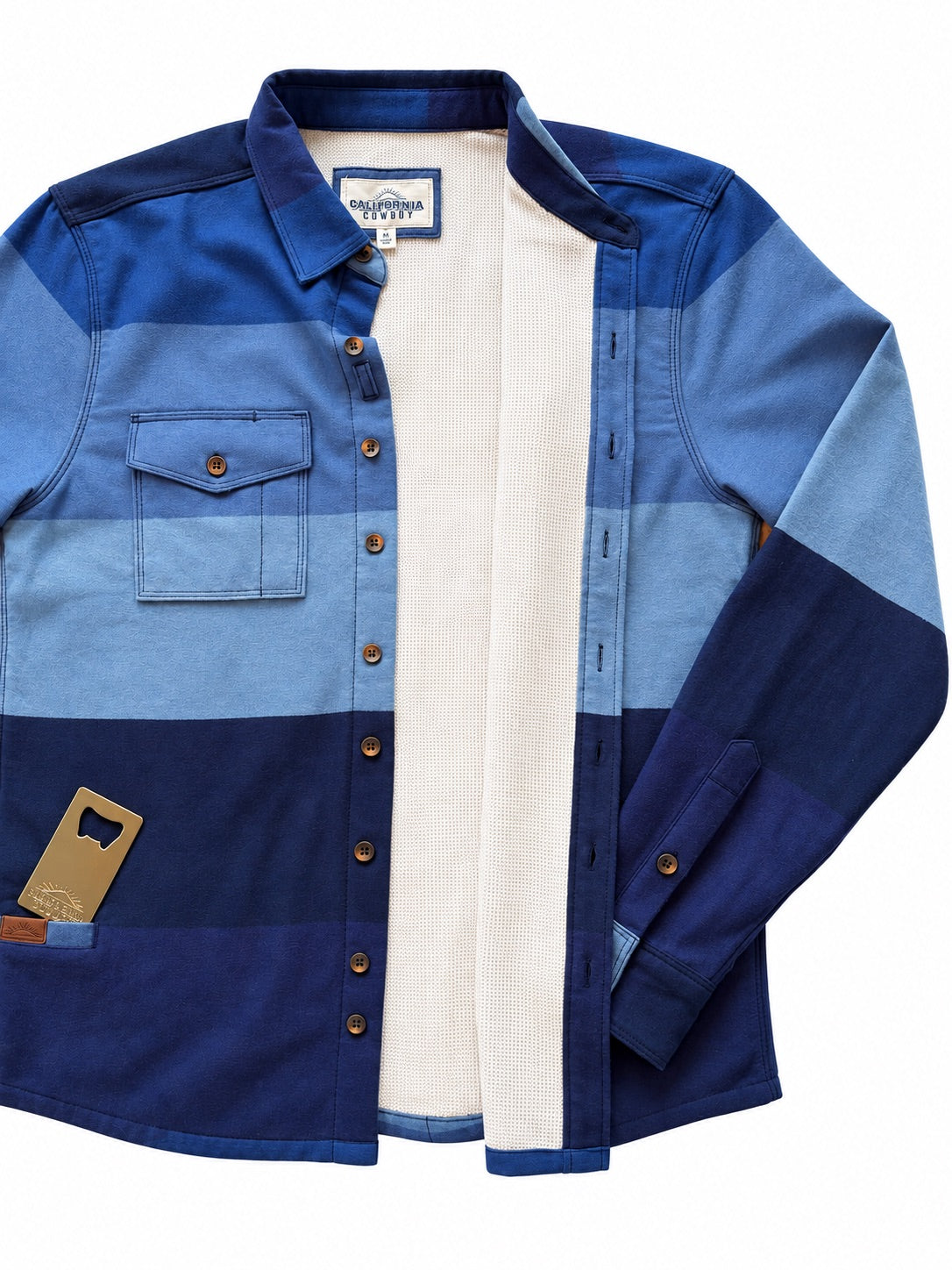 Men’s High Sierra Shirt - Gonzo Stripe, Lake Effect