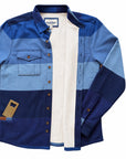 Men’s High Sierra Shirt - Gonzo Stripe, Lake Effect
