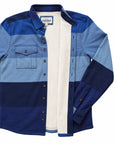 Men’s High Sierra Shirt - Gonzo Stripe, Lake Effect