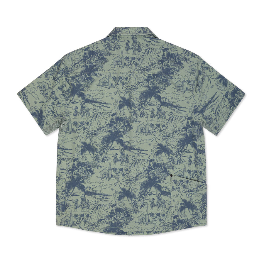 Men’s MTB High Water Shirt -  Island Time Faded Fern