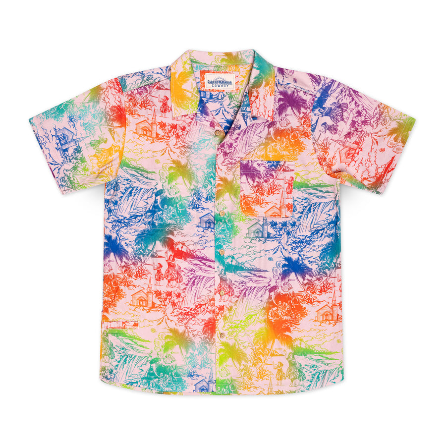 Men’s Surf Stretch Tropic High Water Shirt - Island Time, Pride