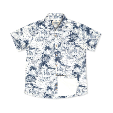 Men’s Surf  Stretch High Water Shirt - Island Time, White Sand