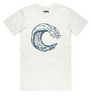 Men's Combed Cotton Tee - Roiling C, Sand