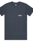 Men's Combed Cotton Tee - Logo Pocket Tee, Pacific