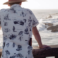 Men’s High Water Shirt - California Dreamin', White Sand