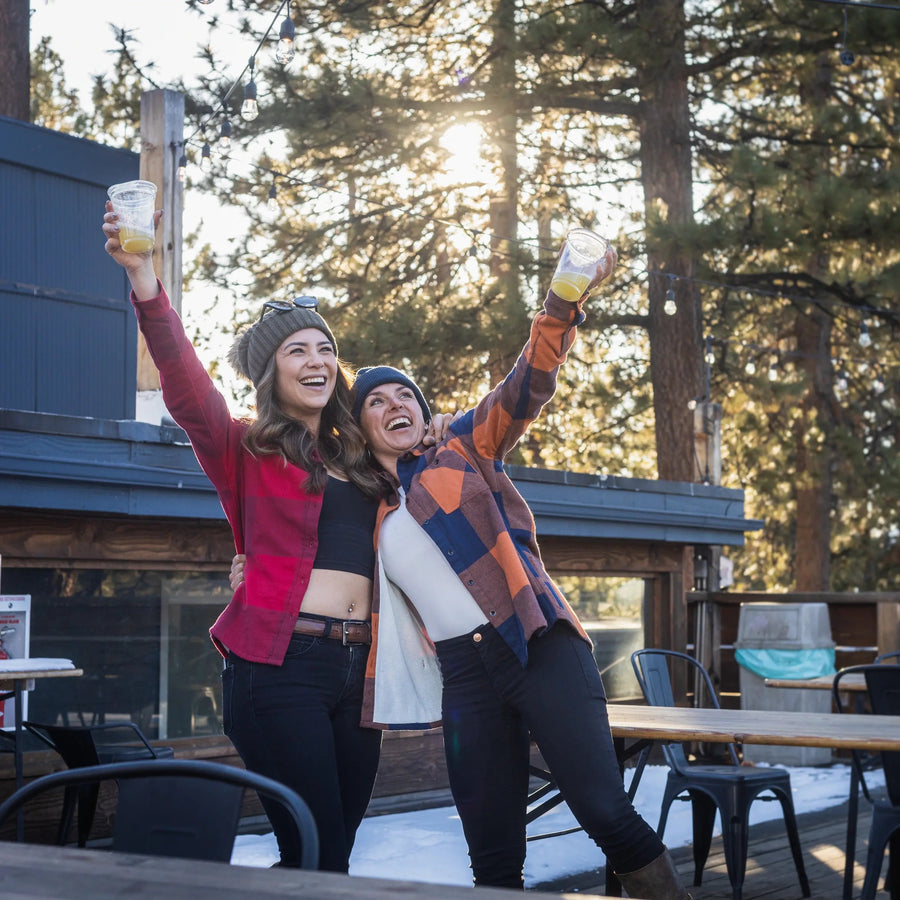 Women’s High Sierra Shirt - Orange Ember Check