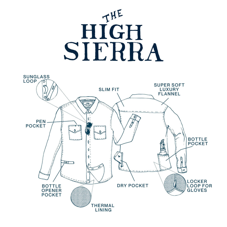 Men’s High Sierra Shirt - Midnight Navy