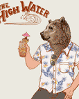 Men’s High Water Shirt - Freedom Writer, White Sand