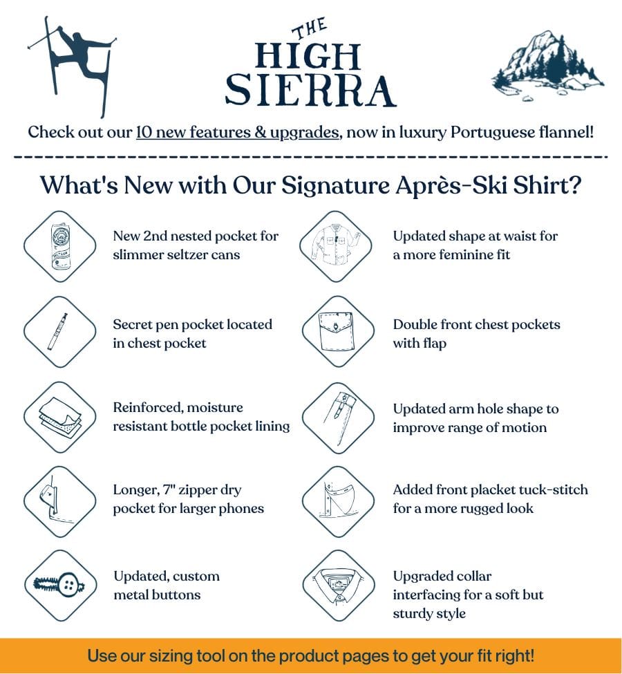Women’s High Sierra Shirt - Orange Ember Check