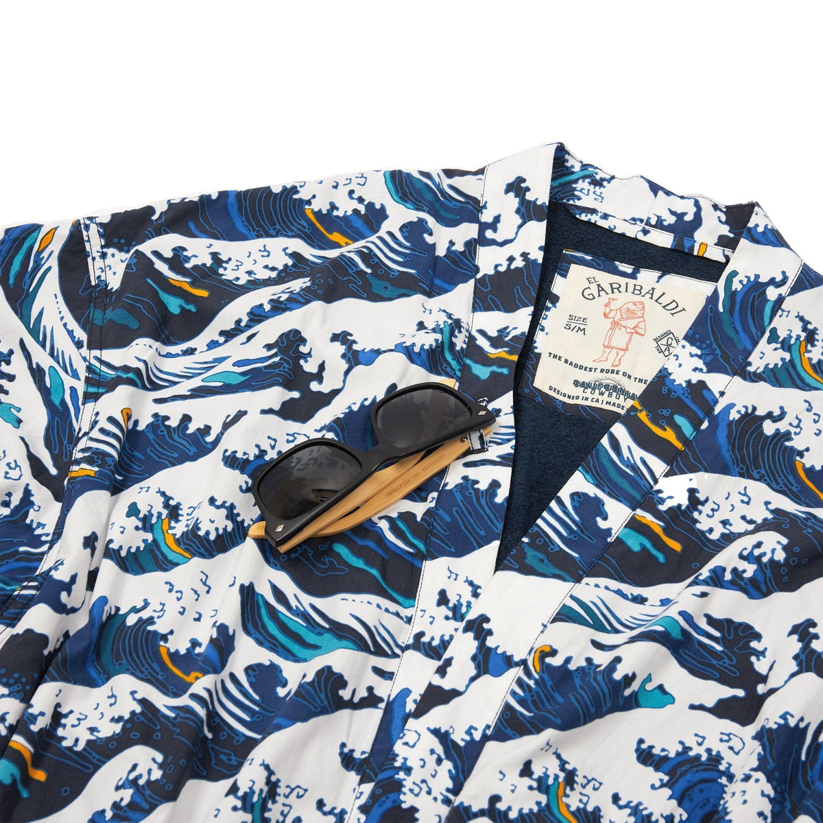 Men's El Garibaldi Robe - Dawn Patrol Cortes Blue – California Cowboy