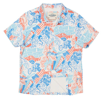 Men’s High Water Shirt - Freedom Writer, White Sand