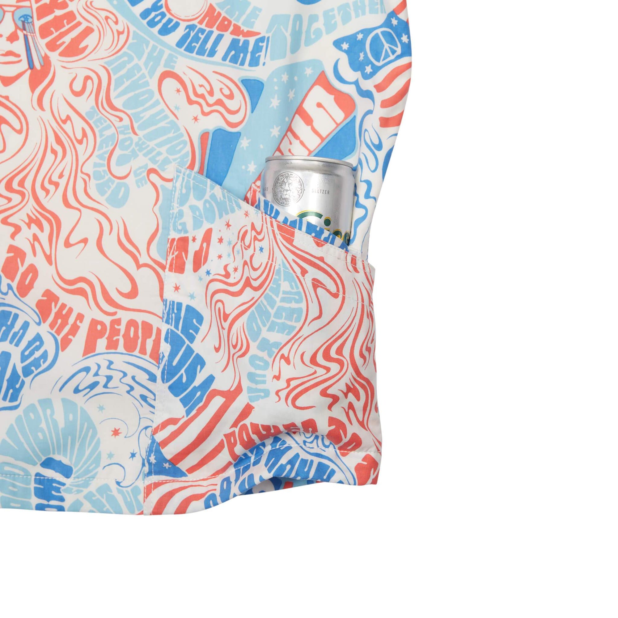 Men’s High Water Shirt - Freedom Writer, White Sand