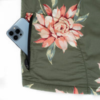 Men’s High Water Shirt - Desert Flora, Dusty Olive