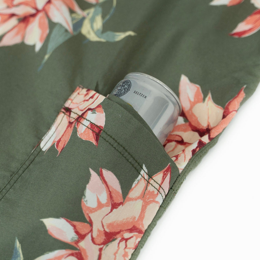 Men’s High Water Shirt - Desert Flora, Dusty Olive