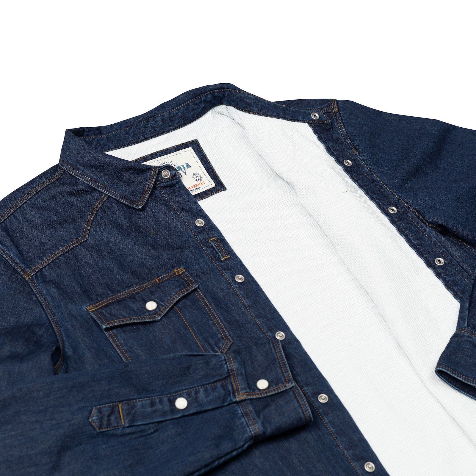 Men’s Western High Sierra Shirt - Sea Ranch Indigo