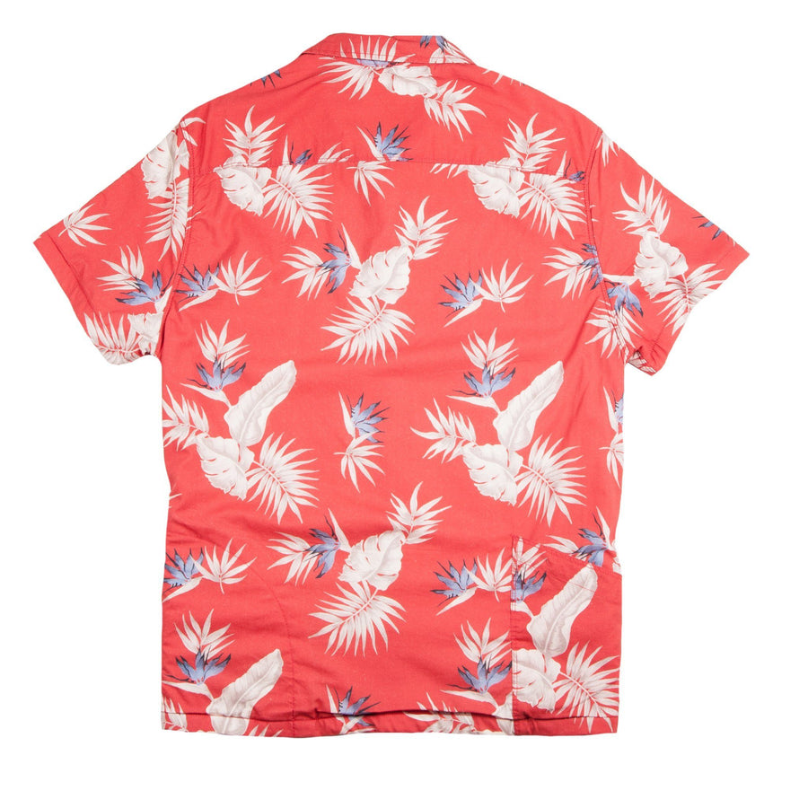 Men’s High Water Shirt - Bird of Paradise Sunset Red - California Cowboy