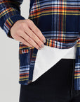 Women’s High Sierra Shirt - Cotton Poly-Thermal Lining - Model - Daffy Plaid - California Cowboy