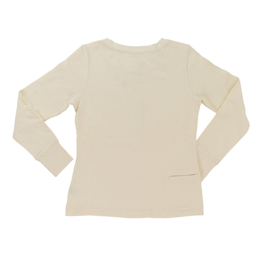 Women's Clearance Thermal Waffle Henley made with Organic Cotton