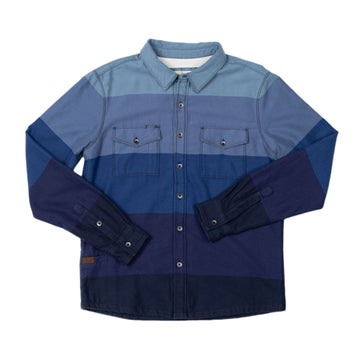 Men’s High Sierra Shirt - Gonzo Stripe, Lake Effect