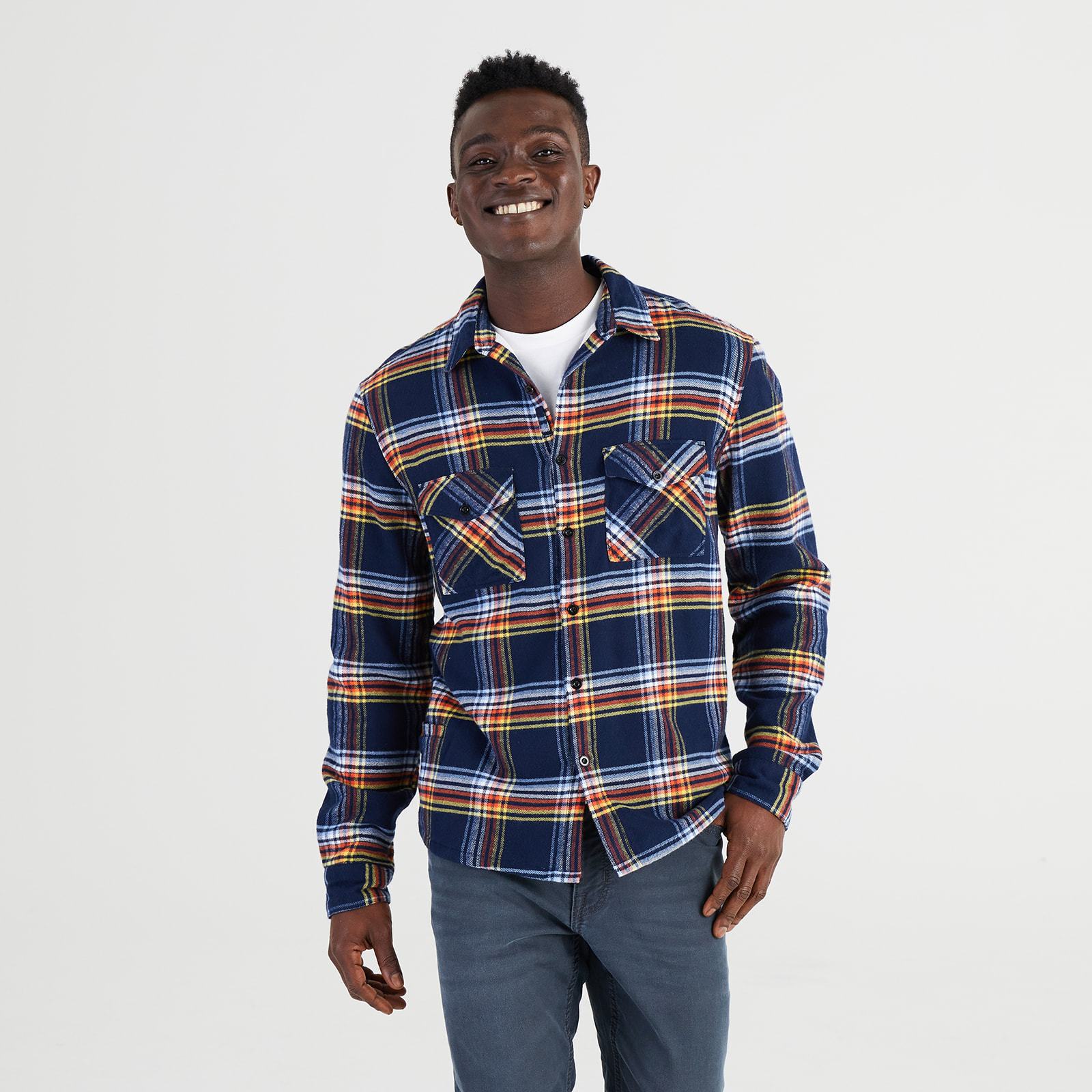High Sierra Flannel Shirt for Men - Daffy Plaid - California Cowboy