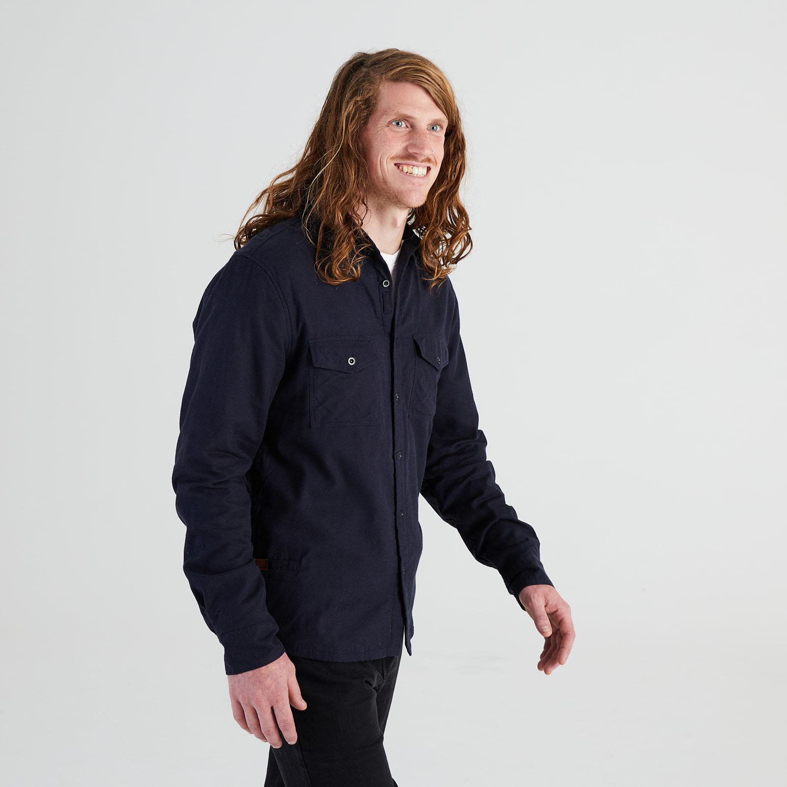 High Sierra Flannel Shirt for Men - Midnight Navy - California Cowboy