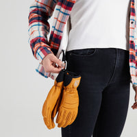 Women’s High Sierra Flannel Shirt With Glove Loop - Model - Sonoma Plaid - California Cowboy