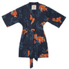 Men's El Garibaldi Robe - Garibaldi Fish, Farallon Navy